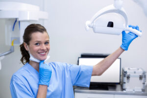 Dental Nurse smiling
